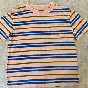 Striped Kids Tee with Pocket